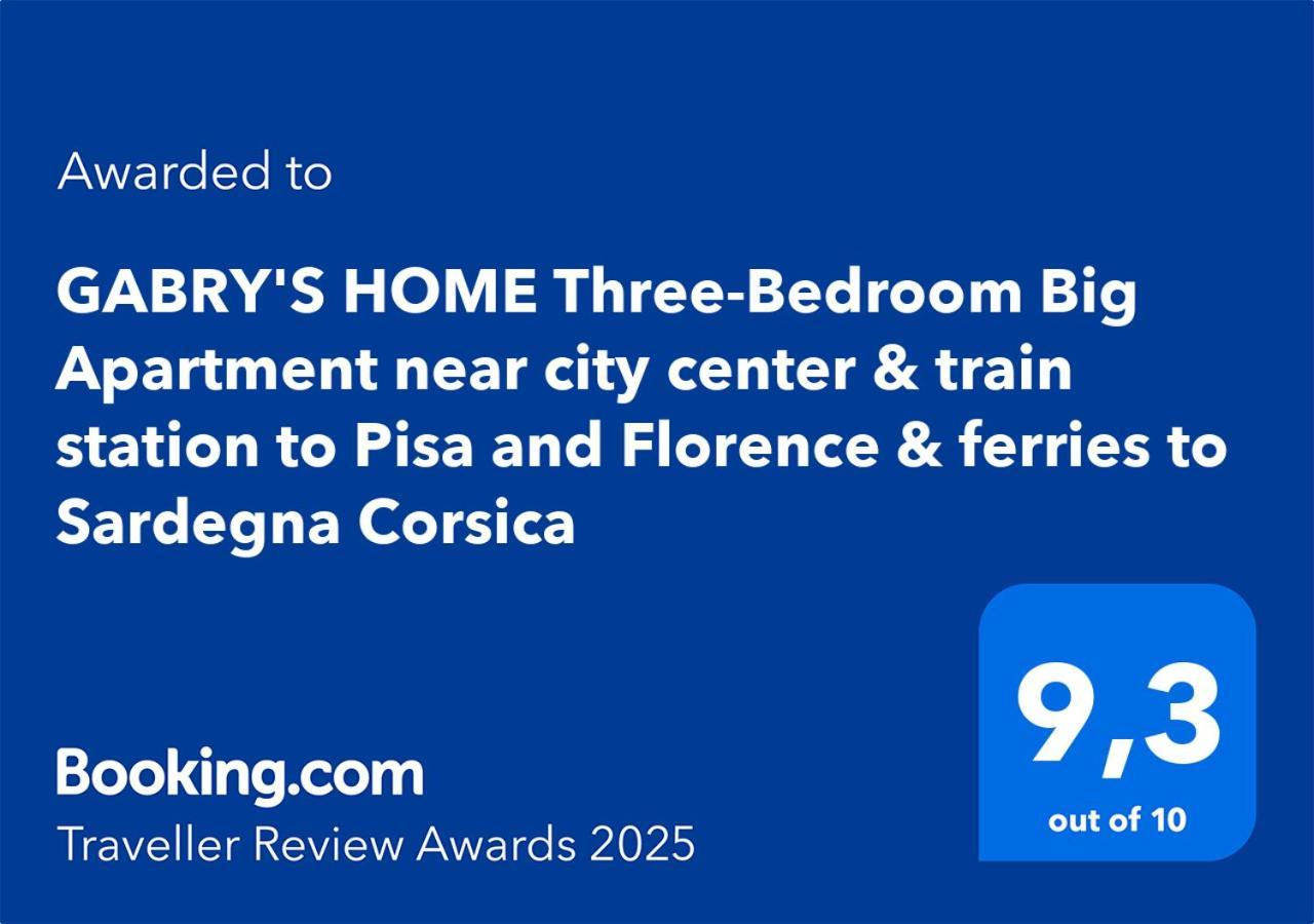 Gabry'S Home Three-Bedroom Big Apartment Near City Center & Train Station To Pisa And Florence & Ferries To Sardegna Corsica Livorno Kültér fotó
